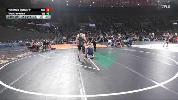 5A Boys 150 lbs Cons. Semi - Gannon McNulty, Redmond Boys vs Beau Harvey, West Albany Boys