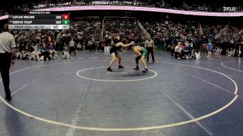 4A 150 lbs Cons. Round 2 - Denys Tsap, Cary vs Lucas Nelms, Lake Norman High School