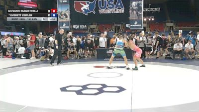 150 lbs Champ. Rd Of 16 - Giovanni Magistrelli, Ohio vs Everett Zeitler, Wisconsin