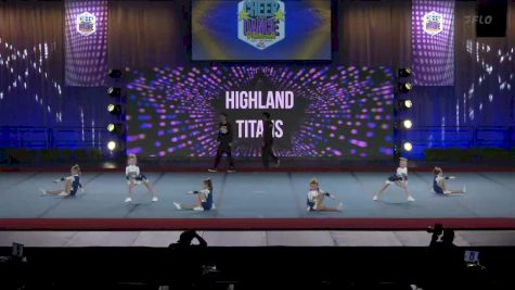 Highland Titans [2022 Mitey Mite Show Cheer 1] 2022 Pop Warner National Cheer & Dance Championship