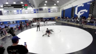 96-100 lbs Round 4 - Max Perez, Cal Grapplers Wrestling Club vs Darius Saremi, Southwest Stallions WC