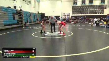 132 lbs Round 1 (4 Team) - D`Kann Carr, Rock Springs vs Sage Lonn, Rawlins