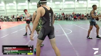 126 lbs Finals (2 Team) - Tristan Rossiter, Barnesville vs Christian Test, Tar River WC