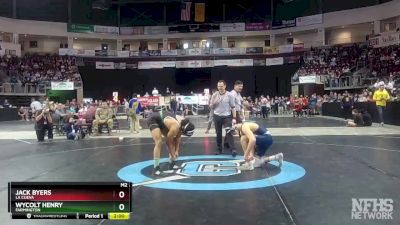 5A 160 lbs Semifinal - Jack Byers, La Cueva vs Wycolt Henry, Farmington