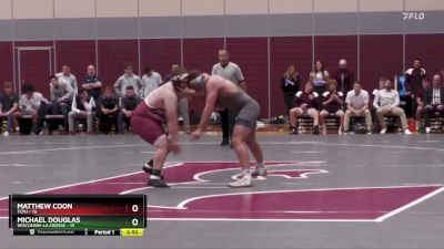 285 lbs Michael Douglas, Wisconsin-La Crosse vs Matthew Coon, TCNJ