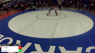 14U Boys - 84 lbs Cons. Round 3 - Fran Blake, Illinois vs Rudy Everin, Middletown Youth Wrestling Club