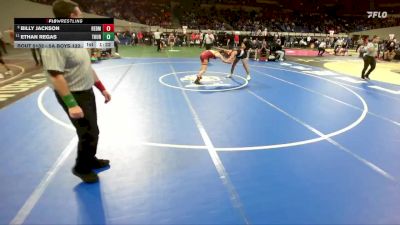 5A Boys 132 lbs Quarterfinal - Ethan Regas, Thurston Boys vs Billy Jackson, Redmond Boys