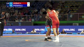 65 kg 1/8 Final - Abdullah Anorbaev, Kyrgyzstan vs Aleksandre Rusitashvili, Georgia