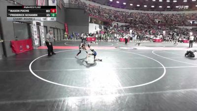 70 lbs Champ. Round 2 - Frederick Schanen, Ozaukee vs Mason Fuchs, Merrill