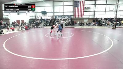 110 lbs Semifinal - Autumn Evans, Providence Hall vs Caelia Moyer, Grantsville