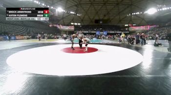 Boys 2A 150 lbs Champ. Round 2 - Axton Flemens, Mark Morris vs Brock Armstrong, Orting