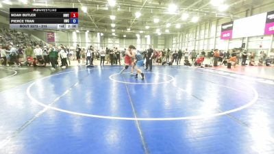 215 lbs Cons. Round 2 - Noah Butler, Inland Northwest Wrestling Training Center vs Pierce Tran, Roosters Wrestling Club