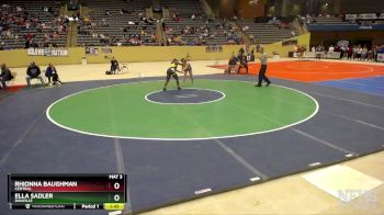 165 lbs Quarterfinal - Ella Sadler, Danville vs Rhionna Baughman, Central