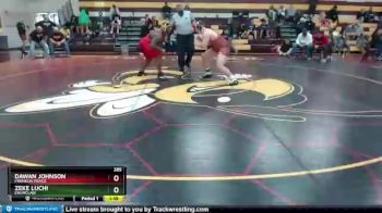 285 lbs Semifinal - Dawan Johnson, Franklin Pierce vs Zeke Luchi, Enumclaw