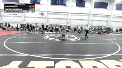 B-45 lbs Consi Of 16 #2 - Hudson Burns, MI vs Greyson Mirabella, PA