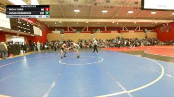 115 lbs Champ. Round 2 - Logan Robertson, Eureka vs Micah Chen, American