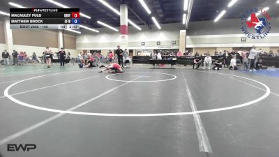 120 lbs Semifinal - Macauley Fuld, Crutchmer Wrestling vs Matthew Brock, 3F Wrestling