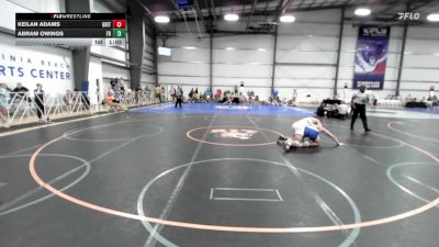170 lbs Rr Rnd 3 - Keilan Adams, Gritty Grapplers vs Abram Owings, Flickr Boyz Trailglazers