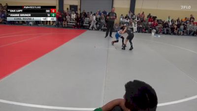55 lbs Cons. Round 3 - Vianne Bruner, Team Nazar vs Dax Luft, Simley Wrestling Club