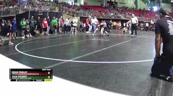 105 lbs Champ. Round 1 - Zack Rickert, Louisville Wrestling Club vs Noah Findley, Midwest Destroyers Wrestling Club