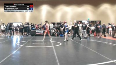 120 lbs Champ. Rd Of 32 - Jake Simione, Capital Wrestling Club vs Ty Strychalsky, Savage Wrestling Academy