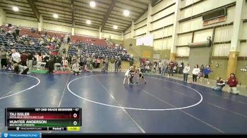 57 lbs Round 3 - Hunter Anderson, Box Elder Stingers vs Taj Issler, Excalibur Wrestling Club