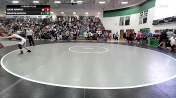 120 lbs Cons. Round 2 - Bradyn Wilson, Next Level Training Academy vs Gabe Harrer, Mo West