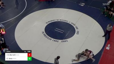 132 lbs Round Of 32 - Kale Barnett, Redbank Valley vs Carter Soto, Owen J Roberts