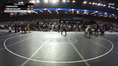 150 3A 1st Place Match - LANDON BATES, Palm Harbor University vs Armand Williams, South Dade