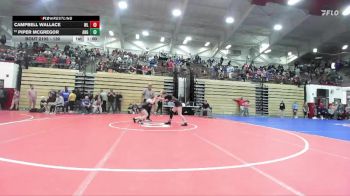 130 lbs Cons. Round 1 - Piper McGregor, Angola vs Campbell Wallace, West Lafayette