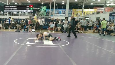 108 lbs Final - Patrick Gefell, Superior Wrestling - HSC vs Kasey Kennedy, Revival X - HSC