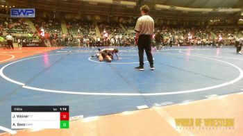 115 lbs Quarterfinal - Jasmine Weiner, Team Tugman vs Addyson Bass, Empire Academy Of Eastern Iowa