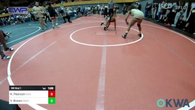 110 lbs Rr Rnd 1 - Karmony Pearson, Madill Takedown vs Vanity Brown, D3 Wrestling Cluib