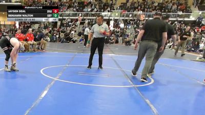 150 lbs Consi Of 16 #2 - Jayden Deal, Spaulding NH vs Benjamin Walton, Goffstown