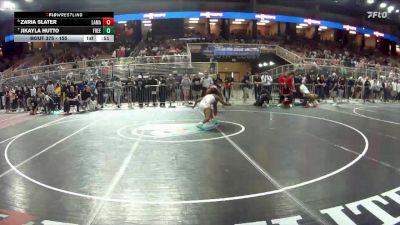 155 lbs 3rd Place Match - Jikayla Hutto, Freedom vs Zaria Slater, Lake Mary