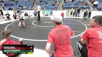 52 lbs Round 3 - Rylen Childs, Maize Wrestling Club vs Keaton Armstrong, Hoisington Jr Cardinals