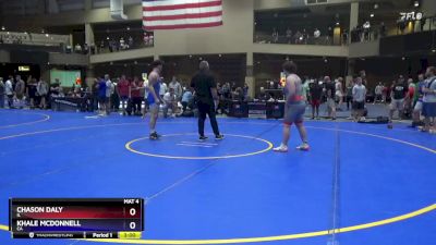 215 lbs Champ. Round 2 - Chason Daly, IL vs Khale McDonnell, CA