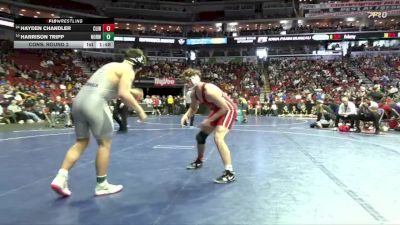 3A-215 lbs Cons. Round 2 - Harrison Tripp, Norwalk vs Hayden Chandler, Clinton