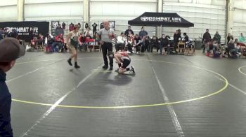 101 lbs Round 3 - Levi Ashcraft, NBWC vs David Brazie, Clio Youth Wrestling