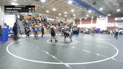 285 lbs Champ. Round 2 - Jeremy Efuetngu, Webb vs Steve Garcia, Rubidoux