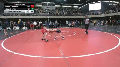 66 lbs Quarterfinal - Mason Cramer, Duncannon vs Lincoln Joyce, Frederick