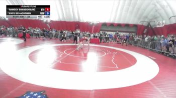 125 lbs 1st Place Match - Ramsey Brandenburg, Maverick Training Center vs Faye Schachtner, Victory School Of Wrestling