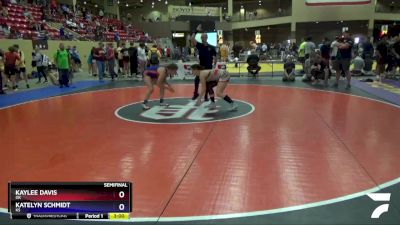 152 lbs Semifinal - Kaylee Davis, OK vs Katelyn Schmidt, KS