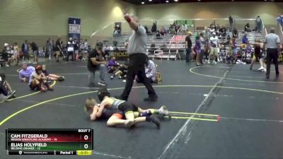 60 lbs Round 3 (6 Team) - Elias Holyfield, Belding Orange vs Cam Fitzgerald, Region Wrestling Academy