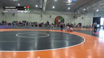 141 lbs Quarterfinal - Sean Rinebolt, Shenandoah University vs Antonio Shelley, Baldwin Wallace