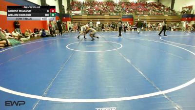 155 lbs Semifinal - Laquan Malcolm, Tulsa Union vs William Carlson, Bartlesville Junior High