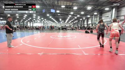112 lbs Rr Rnd 1 - Cameron Olenchick, FORGE M/S - MS vs Brady Watson, TDWC Maniacs Blue - MS