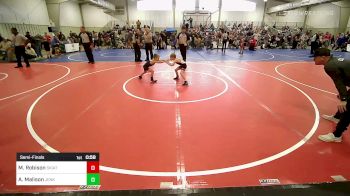 52 lbs Semifinal - Michael Robison, Skiatook Youth Wrestling 2022-23 vs Andrew Malison, Jenks Trojan Wrestling Club