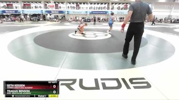 127 EXT1 Round 2 - Teagan Benson, MWC Wrestlilng Academy vs Seth Kessen, Askren Wrestling Academy