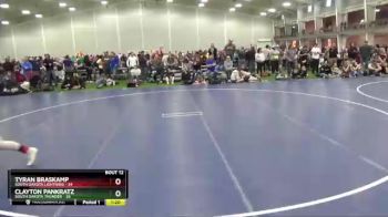 135 lbs Round 4 (6 Team) - Tyran Braskamp, South Dakota Lightning vs Clayton Pankratz, South Dakota Thunder